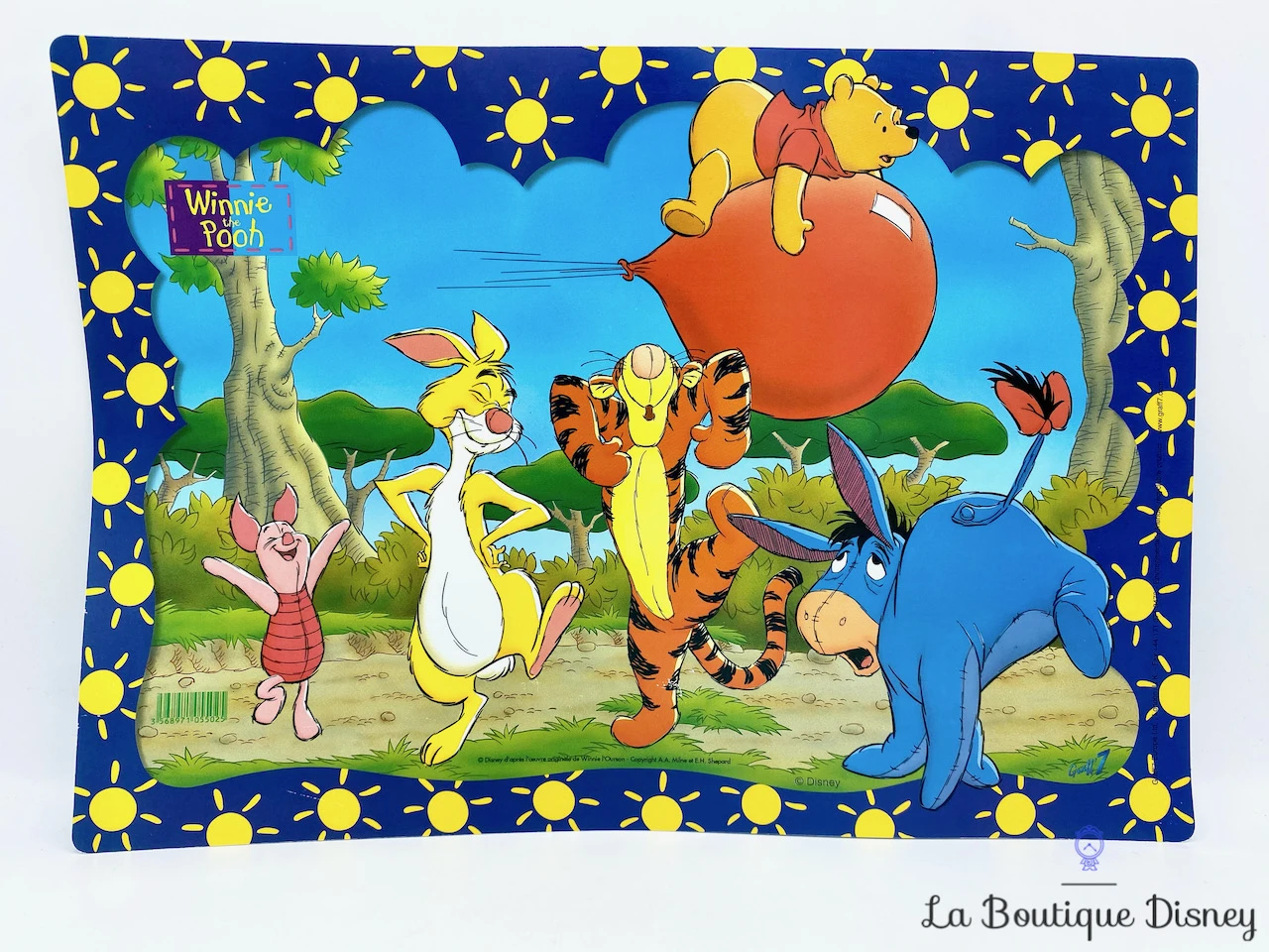 Set De Table Winnie The Pooh Disney Porcinet Coco Lapin Tigrou Bourriquet Ballon 4 Set De Table Winnie The Pooh Disney Porcinet Coco Lapin Tigrou Bourriquet Ballon – Image 2