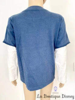 Sweat Botte Mickey Disney Original 1928 Taille 4-5 Ans Bleu écru -Disney sweat mickey botte disney originals 1928 bleu cow boy western 1