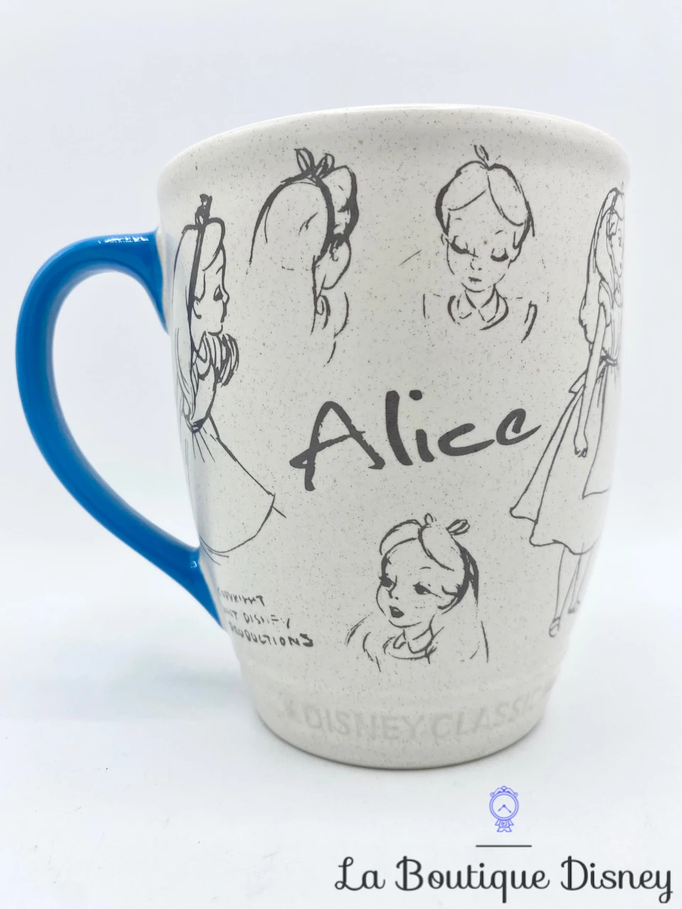 Tasse Alice Au Pays Des Merveilles Animé Disney Store 2015 Mug Classic Blanc Bleu Dessins 5 Tasse Alice Au Pays Des Merveilles Animé Disney Store 2015 Mug Classic Blanc Bleu Dessins – Image 3