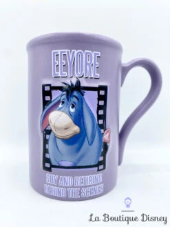 Tasse Bourriquet Eeyore Cinéma Disney Store Exclusive Mug Winnie L'ourson Violet Shy And Retiring
