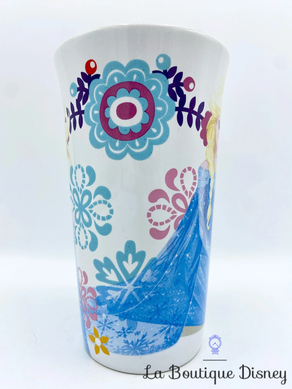 Tasse Elsa La Reine Des Neiges Disney Store 2015 Mug Blanc Fleurs Haut 4 Tasse Elsa La Reine Des Neiges Disney Store 2015 Mug Blanc Fleurs Haut – Image 2