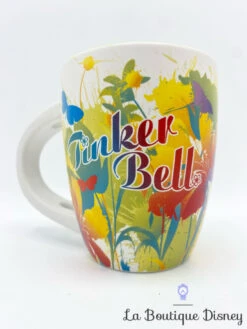 Tasse Fée Clochette TinkerBell Disney Store Mug Peter Pan Fleurs Multicolores -Disney tasse fee clochette tinker bell couleurs disney store mug ete fleurs 5