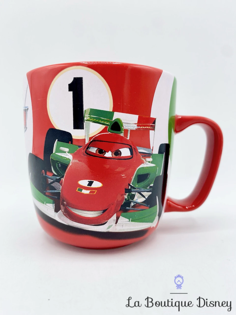 Tasse Francesco Bernoulli Cars 2 Disney Store Mug WGP Voiture Italie 3 Tasse Francesco Bernoulli Cars 2 Disney Store Mug WGP Voiture Italie