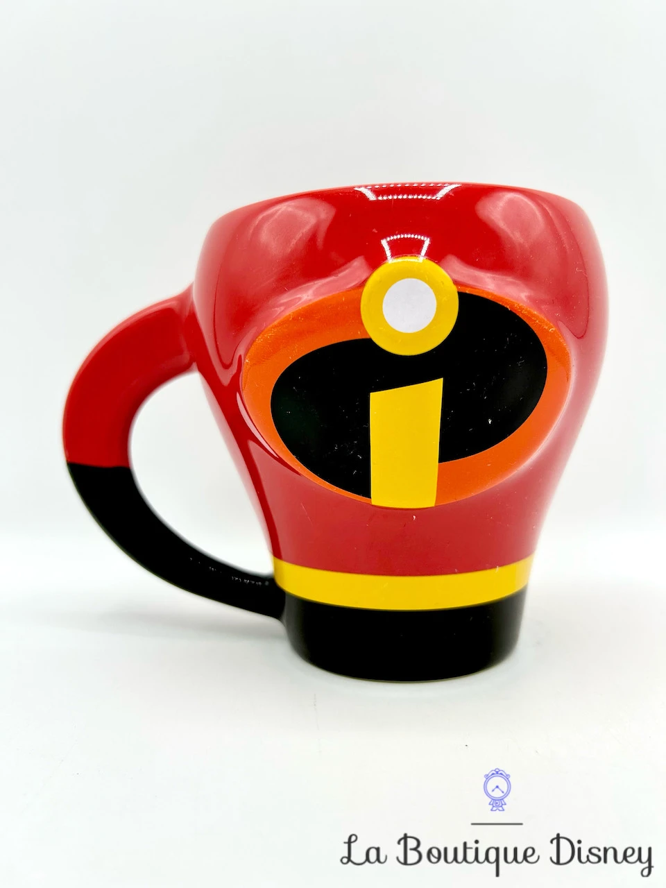 Tasse Indestructibles Disney Store 2014 Mug Logo Costume Rouge Relief 3D 3 Tasse Indestructibles Disney Store 2014 Mug Logo Costume Rouge Relief 3D