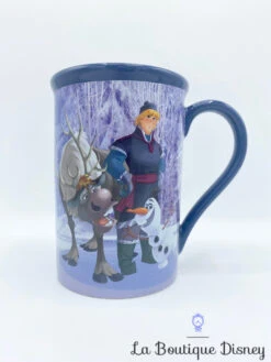 Tasse La Reine Des Neiges Anna Sven Olaf Kristoff Disney Store Original Authentic Mug Bleu Violet Hiver Neige -Disney tasse la reine des neiges kristoff sven olaf anna disney store bleu violet mug 5