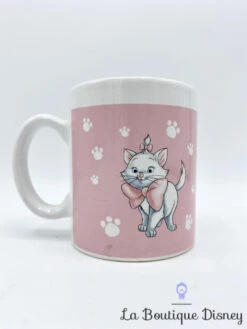 Tasse Marie Les Aristochats Disney Mug Expresso Mini Rose Chat Blanc -Disney tasse marie les aristochats disney mini animaux mug expresso rose chat 0