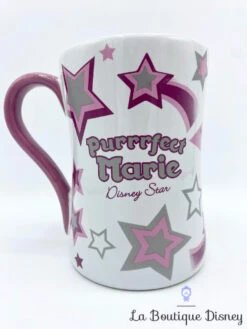 Tasse Marie Purrrfect Disney Star Disney Store Exclusive Mug Les Aristochats Chat étoiles Relief 3D -Disney tasse marie purrrfect disney star disney store mug les aristochats blanc etoiles rose 3