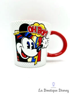 Tasse Mickey Mouse Oh Boy Disney Store 2017 Mug BD Rétro Vintage