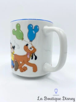 Tasse Mickey Pluto Dingo Minnie Loulou Parade The Walt Disney Company Mug Japan Vintage -Disney tasse mickey porcelaine vintage the walt disney company ballon dingo pluto donald 3