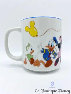Tasse Mickey Pluto Dingo Minnie Loulou Parade The Walt Disney Company Mug Japan Vintage -Disney tasse mickey porcelaine vintage the walt disney company ballon dingo pluto donald 4