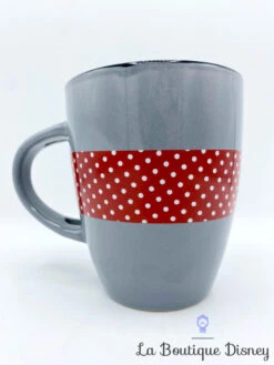 Tasse Minnie Mouse Pois Disney Mug Gris Rouge Noir 10 Tasse Minnie Mouse Pois Disney Mug Gris Rouge Noir -Disney tasse minnie mouse grise disney mug pois tete 3