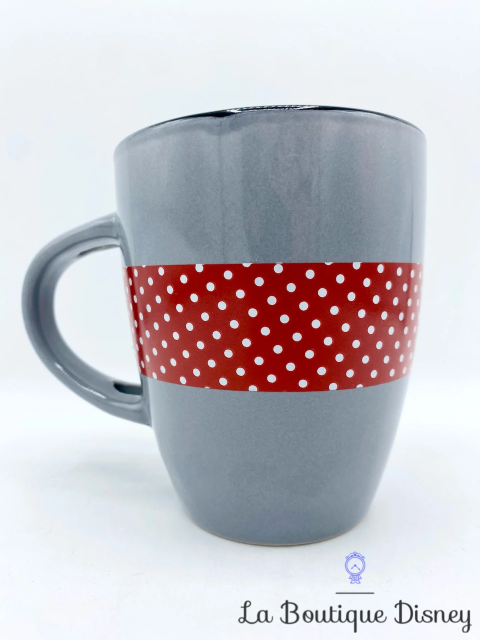 Tasse Minnie Mouse Pois Disney Mug Gris Rouge Noir 5 Tasse Minnie Mouse Pois Disney Mug Gris Rouge Noir – Image 3