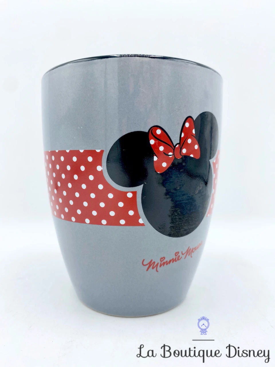 Tasse Minnie Mouse Pois Disney Mug Gris Rouge Noir 4 Tasse Minnie Mouse Pois Disney Mug Gris Rouge Noir – Image 2