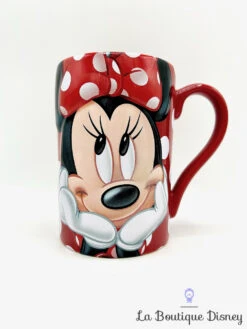 Tasse Minnie Mouse I Am So Gorgeous Disney Store 2014 Mug Rouge Pois