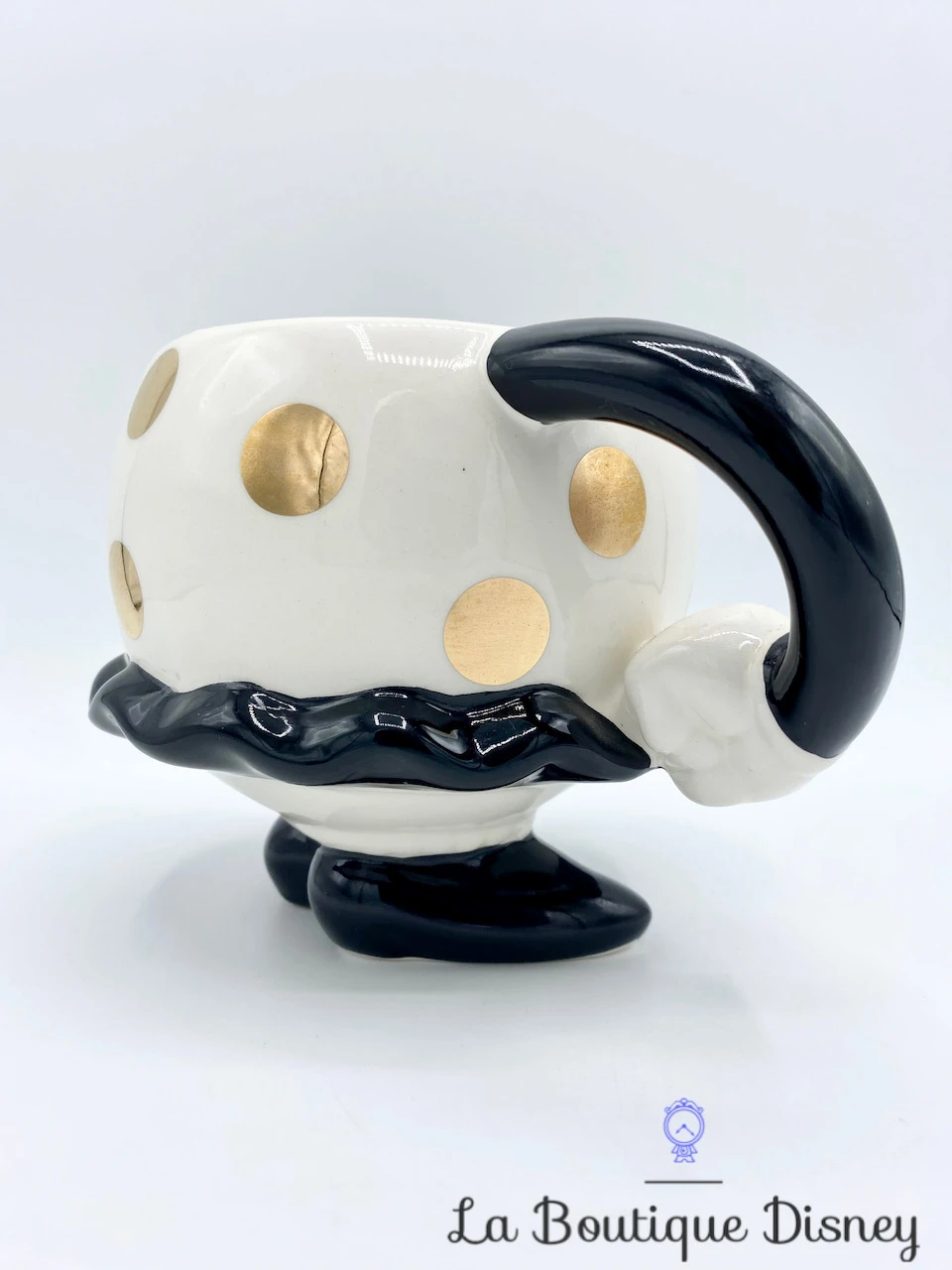 Tasse Minnie Mouse Jupe Disney Mug Noir Blanc Or Pois Relief 3D 6 Tasse Minnie Mouse Jupe Disney Mug Noir Blanc Or Pois Relief 3D – Image 4