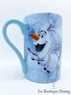 Tasse Olaf La Reine Des Neiges Disney Store Mug Bleu Bonhomme De Neige