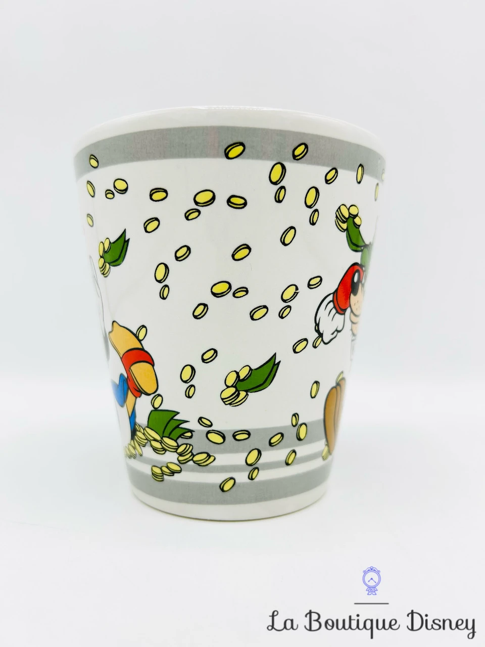 Tasse Oncle Picsou Rapetou Disney Mug Blanc Argent Pièces Monnaie 4 Tasse Oncle Picsou Rapetou Disney Mug Blanc Argent Pièces Monnaie – Image 2
