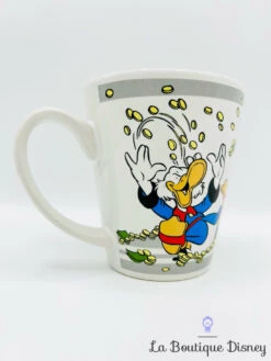 Tasse Oncle Picsou Rapetou Disney Mug Blanc Argent Pièces Monnaie 11 Tasse Oncle Picsou Rapetou Disney Mug Blanc Argent Pièces Monnaie -Disney tasse oncle picsou rapetou disney mug vintage blanc argent pieces monnaie 5 3