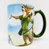 Tasse Robin Des Bois Disney Store 2018 Mug Petit Jean Vert -Disney tasse robin des bois disney store mug vert dessin croquis scene film 1