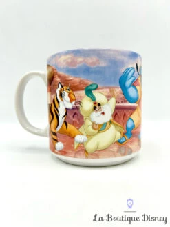 Tasse Scène Aladdin Disney Store Exclusive Classics 2010 Mug Scène Film Jasmine Génie Abu Sultan Rajah