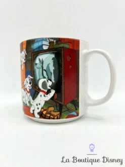 Tasse Scène Les 101 Dalmatiens Disney Store Mug Walt Disney Classics 2008 Scène Films Chiens Télévision -Disney tasse scene les 101 dalmatiens disney store exclusive classics 2008 mug scenes films rouge 5