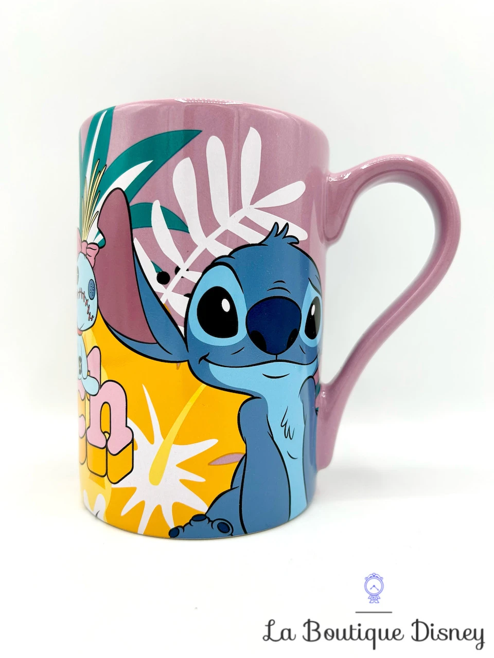 Tasse Stitch Souillon Disney Store Mug ShopDisney Lilo Et Stitch Bleu Violet Feuilles 5 Tasse Stitch Souillon Disney Store Mug ShopDisney Lilo Et Stitch Bleu Violet Feuilles – Image 3