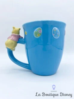 Tasse Winnie L'ourson Disney Store Mug Bleu Relief Oeuf Pâques -Disney tasse winnie lourson disney store mug paques oeufs bleu relief 5