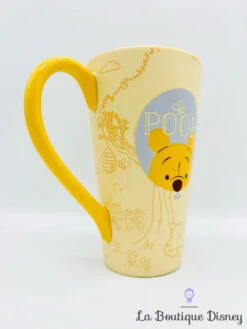 Tasse Winnie L'ourson Pooh Disney Store Mug 2016 Ballon Jaune -Disney tasse winnie ourson pooh jaune disney store mug haut dessin ballon 6