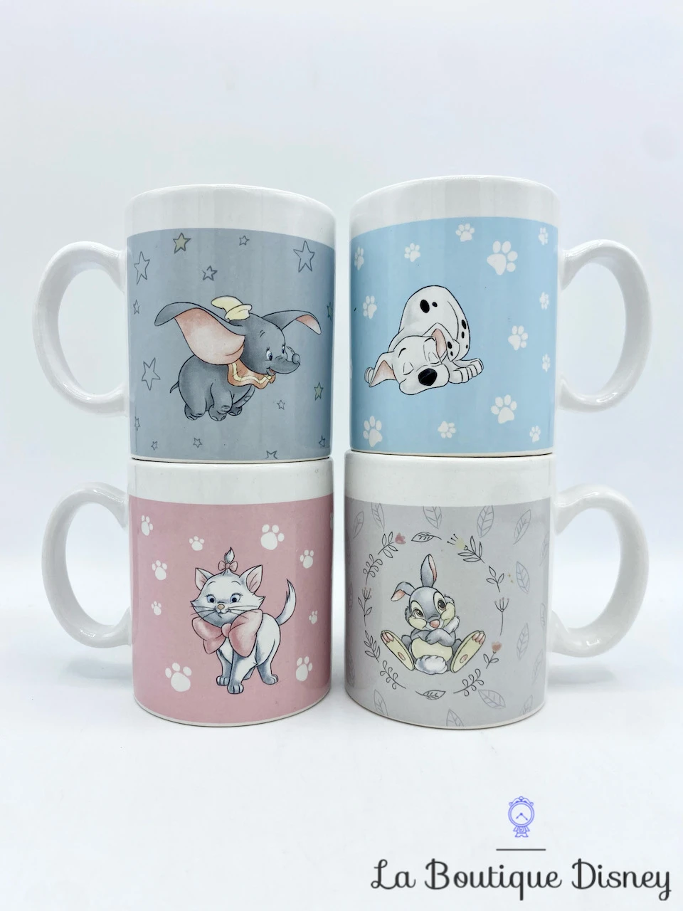 Set Mini Tasses Animaux Disney 2017 Mug Expresso 101 Dalmatiens Dumbo Panpan Marie 6 Set Mini Tasses Animaux Disney 2017 Mug Expresso 101 Dalmatiens Dumbo Panpan Marie – Image 4
