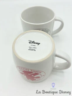 Paire Tasses Mickey Minnie Mouse Disney Mug Duo Souris Gris Rose Blanc -Disney tasses duo paire mickey minnie disney mug gris rose ensemble 4