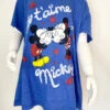 Tee Shirt Mickey Minnie Bisous Disney Store Taille XL Bleu Je T'aime Mickey 1 Tee Shirt Mickey Minnie Bisous Disney Store Taille XL Bleu Je T'aime Mickey -Disney tee shirt mickey minnie je taime disney store bleu bisous 2