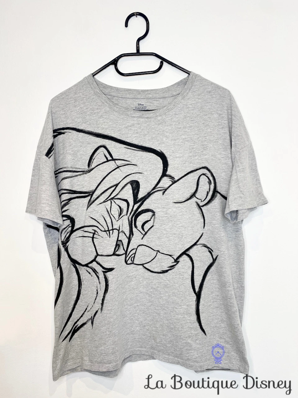 Tee Shirt Simba Nala Le Roi Lion Disney Taille M Gris 4 Tee Shirt Simba Nala Le Roi Lion Disney Taille M Gris – Image 2