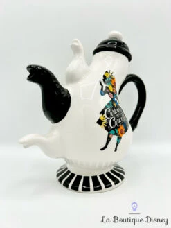 Théière Alice Aux Pays Des Merveilles Disney Curiouser And Curiouser Blanc Noir -Disney theiere alice au pays des merveilles disney curiouser 0