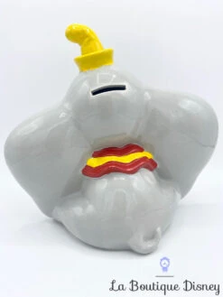 Tirelire Céramique Dumbo Disney Store Vintage éléphant Gris 25 Cm -Disney tirelire ceramique dumbo disneyland disney store faience vintage 5