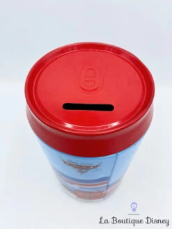 Tirelire Métal Flash McQueen WGP London Cars 2 Disney Pixar Voiture 12 Tirelire Métal Flash McQueen WGP London Cars 2 Disney Pixar Voiture -Disney tirelire flash mcqueen cars 2 disney wgp london metal rouge bleu 1