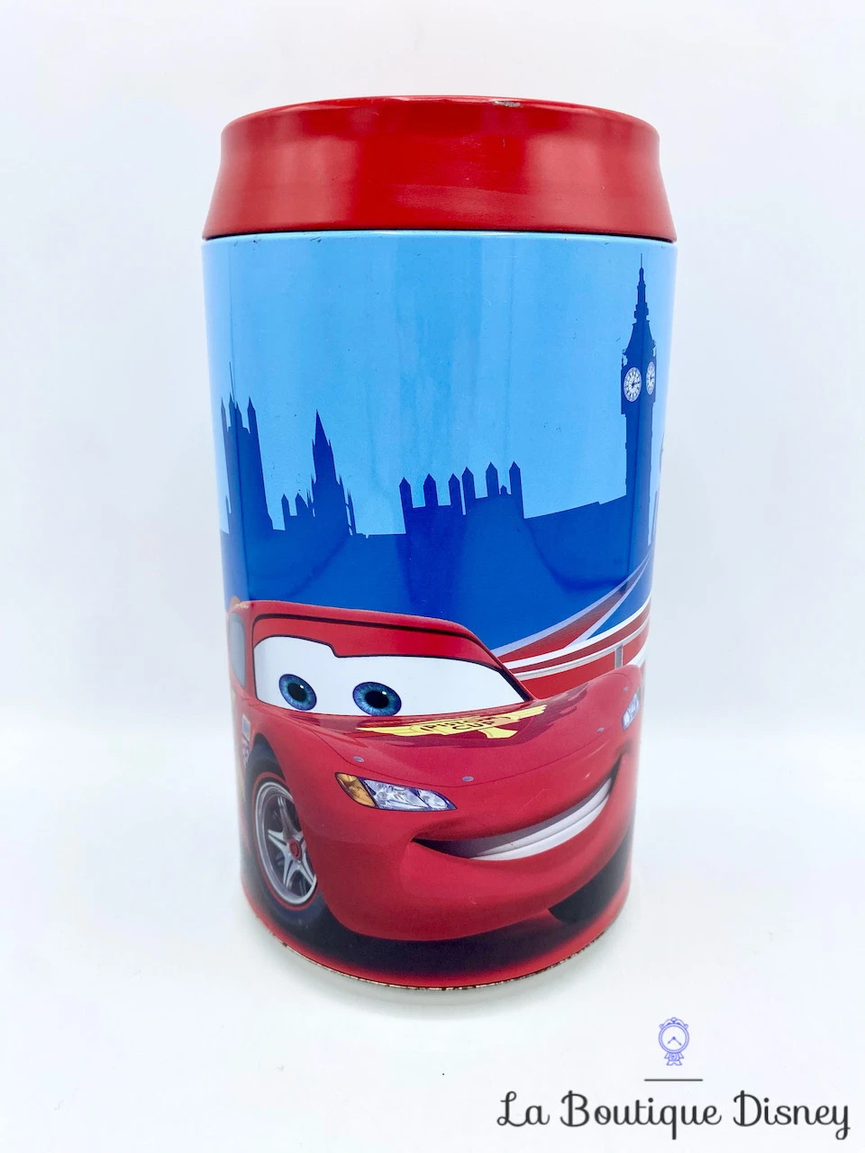 Tirelire Métal Flash McQueen WGP London Cars 2 Disney Pixar Voiture 3 Tirelire Métal Flash McQueen WGP London Cars 2 Disney Pixar Voiture