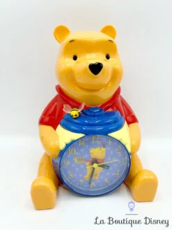 Tirelire Horloge Winnie L'ourson Disney Pot De Miel Jaune