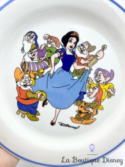 Ensemble Vaisselle Blanche Neige Et Les Sept Nains Disney Quadrifoglio Italy Assiette Tasse Vintage -Disney vaisselle ensemble assiette creuse tasse blanche neige et les sept nains disney quadrifoglio italie vintage 6