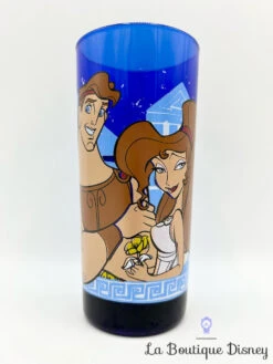 Verre Hercules Disney Vintage Bleu Hercule Megara