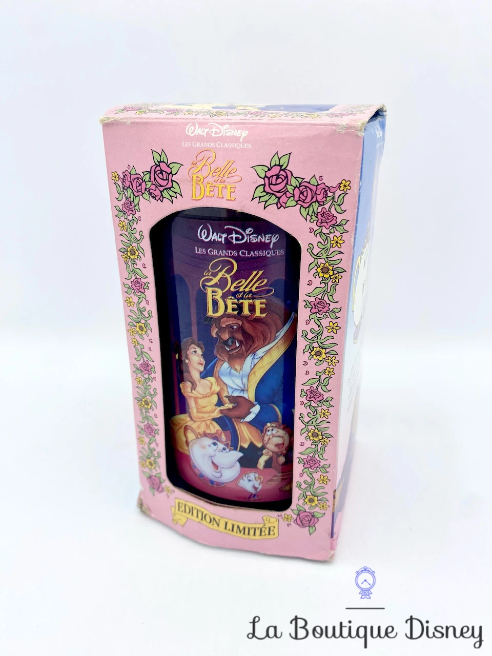 Verre La Belle Et La Bête Walt Disney Les Grands Classiques Édition Limitée Burger King 1995 Vintage 4 Verre La Belle Et La Bête Walt Disney Les Grands Classiques Édition Limitée Burger King 1995 Vintage – Image 2
