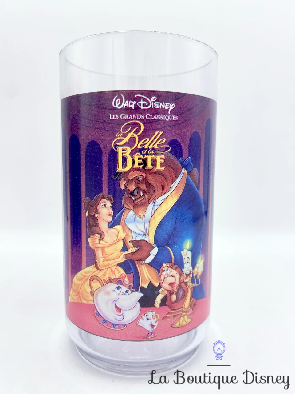 Verre La Belle Et La Bête Walt Disney Les Grands Classiques Édition Limitée Burger King 1995 Vintage 5 Verre La Belle Et La Bête Walt Disney Les Grands Classiques Édition Limitée Burger King 1995 Vintage – Image 3