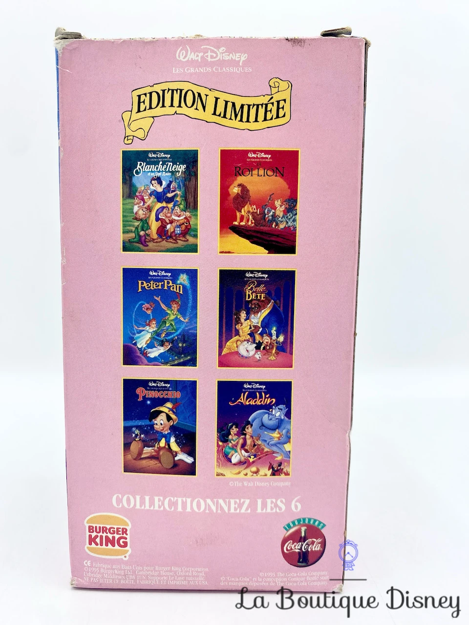 Verre La Belle Et La Bête Walt Disney Les Grands Classiques Édition Limitée Burger King 1995 Vintage 7 Verre La Belle Et La Bête Walt Disney Les Grands Classiques Édition Limitée Burger King 1995 Vintage – Image 5