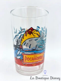 Verre Meeko Poisson Pocahontas Disney Vintage Raton Laveur Moutarde -Disney verre meeko poisson pocahontas disney vintage moutarde 0