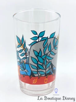 Verre Meeko Poisson Pocahontas Disney Vintage Raton Laveur Moutarde -Disney verre meeko poisson pocahontas disney vintage moutarde 1