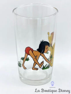 Verre Mowgli Junior Disney Le Livre De La Jungle Petit Homme éléphant Moutarde Vintage -Disney verre mowgli elephant le livre de la jungle disney moutarde vintage 4