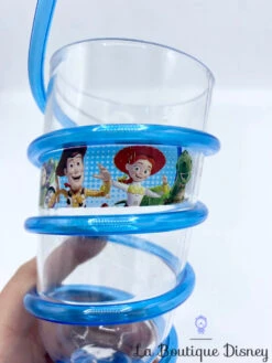 Verre Paille Toy Story 3 Disney Pixar Gobelet Bleu Plastique -Disney verre paille toy story 3 disney plastique gobelet 1
