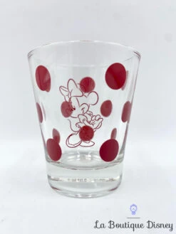 Verre Shooter Minnie Mouse Pois Disney Verre à Digestif Shot Rouge
