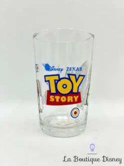 Verre Buzz L'éclair Zig Zag Toy Story Disney Pixar Moutarde -Disney verre toy story buzz eclair zig zag disney moutarde 1
