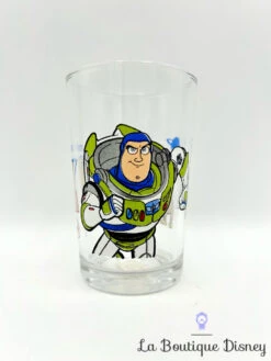 Verre Buzz L'éclair Zig Zag Toy Story Disney Pixar Moutarde