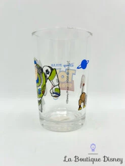 Verre Buzz L'éclair Zig Zag Toy Story Disney Pixar Moutarde -Disney verre toy story buzz eclair zig zag disney moutarde 3